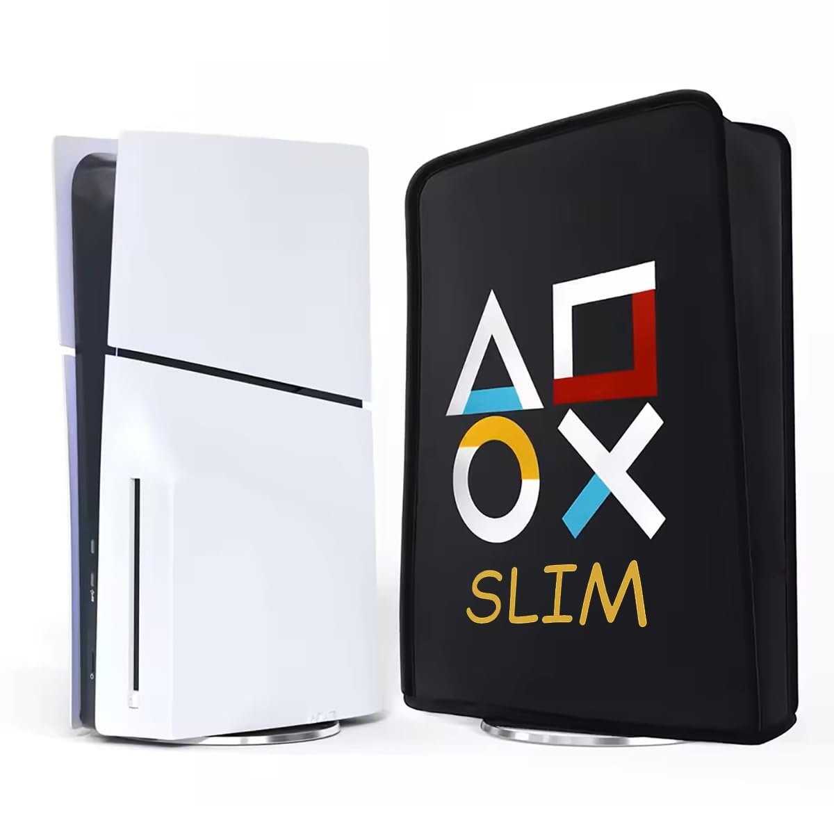 OIVO INDIA Dust Protective Cover for PS5 Slim Console Accessories Case , Anti Scratch Waterproof Sleeve Compatible for Sony PlayStation 5 Slim Digital & Disc Edition (PS5 Slim Model ONLY) OIVO INDIA Dust Protective Cover for PS5 Slim Console Accessories Case , Anti Scratch Waterproof Sleeve Compatible for Sony PlayStation 5 Slim Digital & Disc Edition (PS5 Slim Model ONLY)